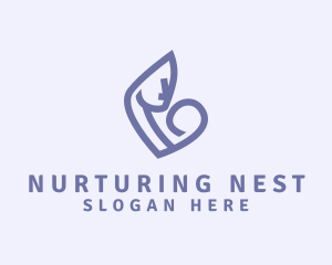 Mother - Mother Woman Newborn logo design