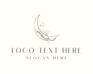 Fortune Teller - Crescent Flower Boutique logo design