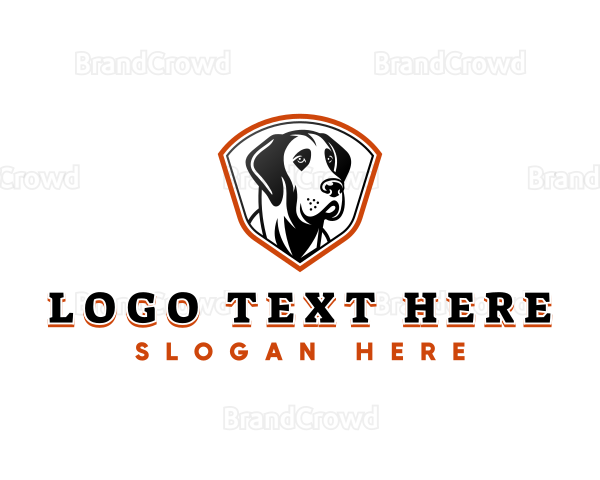 Dog Great Dane Logo