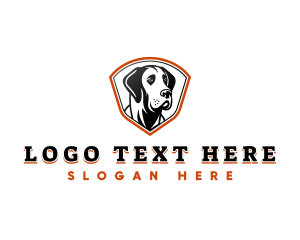 Dog Great Dane logo design