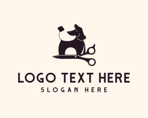 Dog Grooming Shears Logo