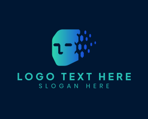 Artificial Intelligence - Digital Human Technology logo design