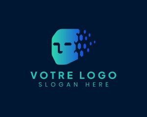 Automated - Digital Human Technology logo design