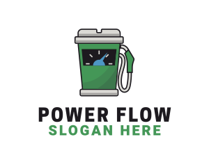 Pump - Coffee Fuel Dispenser logo design