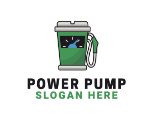 Pump - Coffee Fuel Dispenser logo design