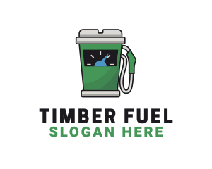 Coffee Fuel Dispenser logo design