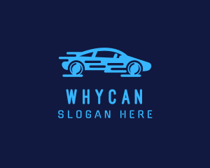 Digital Car Automobile Logo
