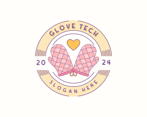 Glove - Cute Cooking Oven Mitt logo design