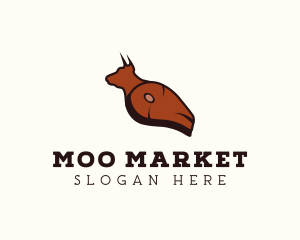 Cow Beef Steakhouse logo design