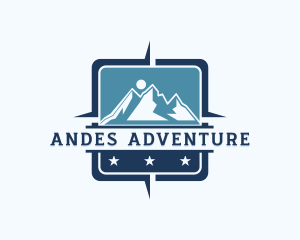 Mountain Travel Navigation logo design