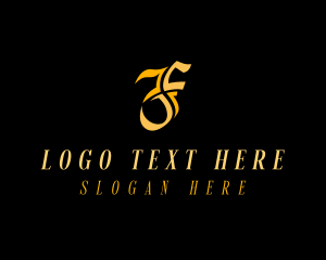 Luxury - Luxury Company Letter F logo design