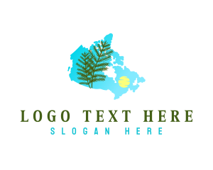 Map - Cedar Tree Canada logo design