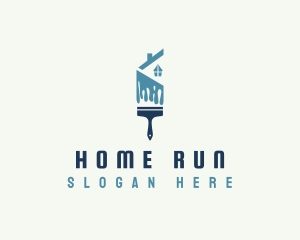 Home Paint Renovation logo design