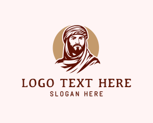 Traditional - Traditional Bedouin Man logo design