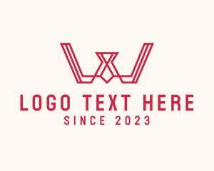 Fabrication - Modern Technology Letter W logo design