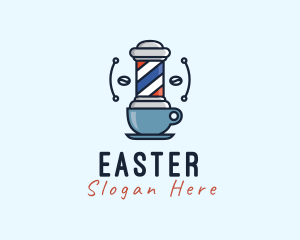 Mug - Barber Cafe Cup logo design