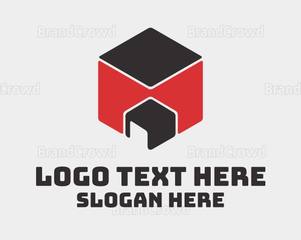 Storage Warehouse Hexagon Logo