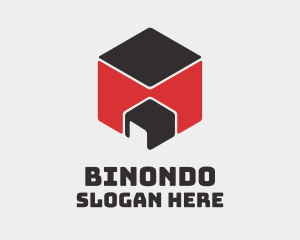 Barn - Storage Warehouse Hexagon logo design