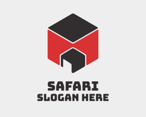 Barn - Storage Warehouse Hexagon logo design