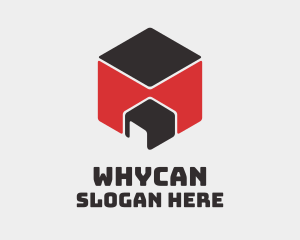 Factory - Storage Warehouse Hexagon logo design