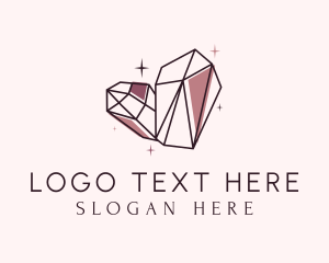 Upscale - Glam Luxury Gemstone logo design