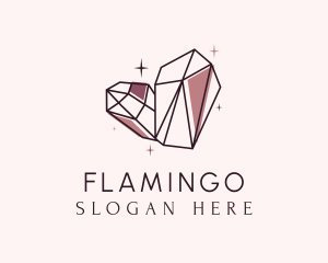 Glam Luxury Gemstone Logo