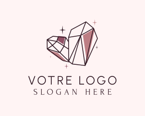 Glam Luxury Gemstone Logo