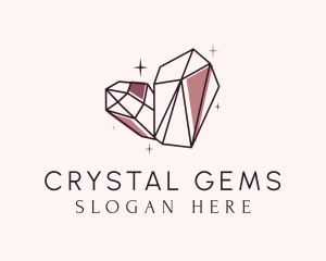 Glam Luxury Gemstone logo design