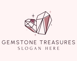 Glam Luxury Gemstone logo design