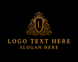 Law Firm - Luxury Hotel Shield logo design