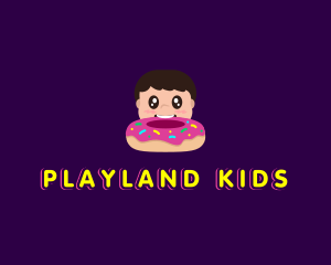 Donut Kid Eat logo design