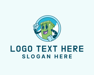  Trash Bin Garbage Logo