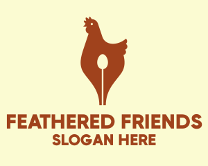 Poultry - Hen Poultry Pen logo design