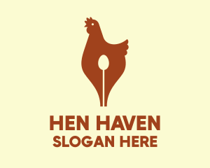 Hen Poultry Pen logo design