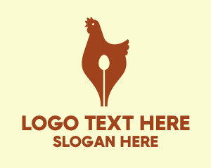 Egg - Hen Poultry Pen logo design
