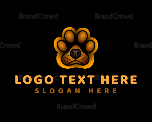 Paw Pet Dog Logo