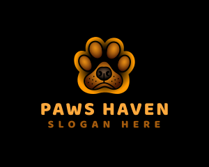 Paw Pet Dog logo design