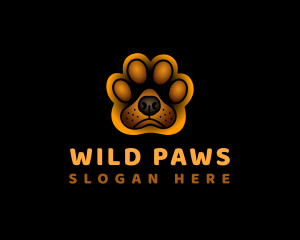 Paw Pet Dog logo design