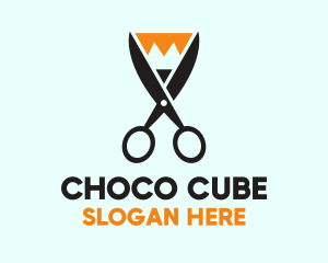Pencil Scissors Cut Logo