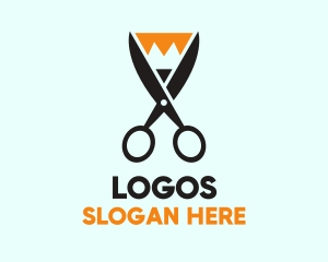 Pencil Scissors Cut Logo