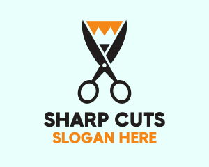 Cut - Pencil Scissors Cut logo design