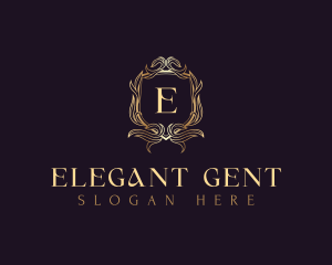 Elegant Crest Shield logo design