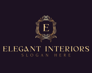 Elegant Crest Shield logo design