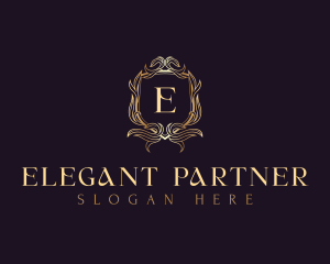 Elegant Crest Shield logo design