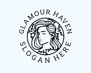 Beauty - Female Wreath Beauty logo design