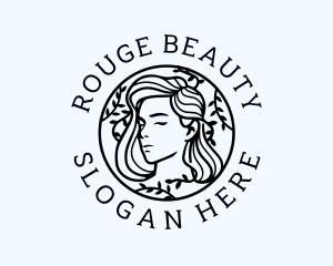 Female Wreath Beauty logo design