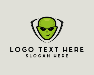Tech - Alien Shield Avatar logo design