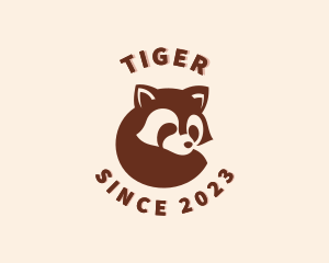 Red Panda - Wild Racoon Animal logo design