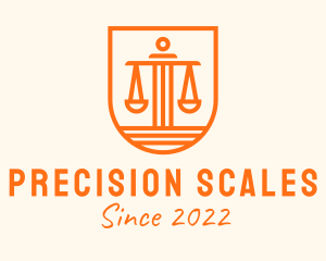 Shield Scale Legal Service  logo design