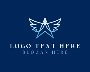 Guardian - Angel Wings Angelic logo design